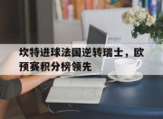 爱游戏ayx官网-坎特进球法国逆转瑞士，欧预赛积分榜领先的简单介绍